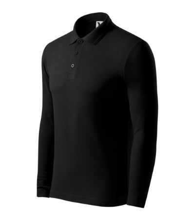 Pique Polo LSczarny