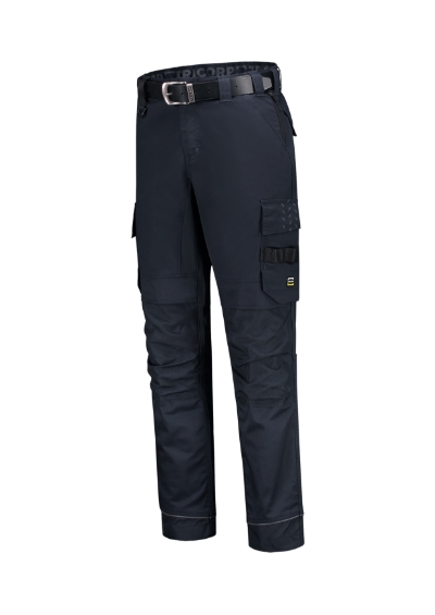 Work Pants Twill Cordura Stretchgranatowy