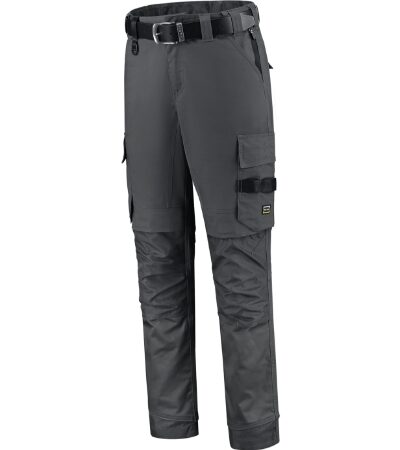 Work Pants Twill Cordura Stretchciemnoszary