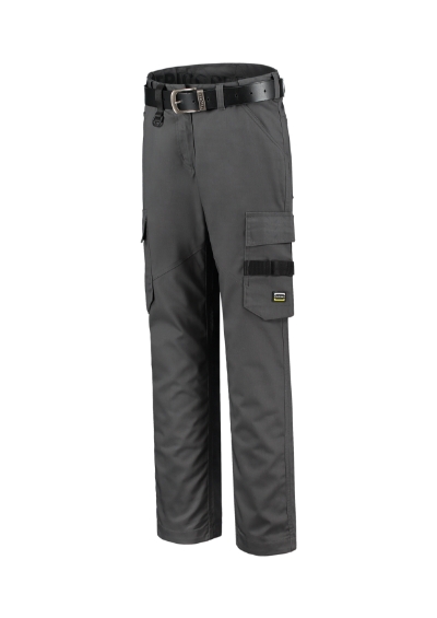 Work Pants Twill Womenciemnoszary