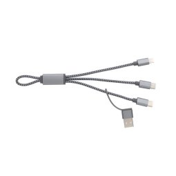 Pleciony kabel do ładowania 4 w 1