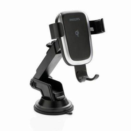 Samochodowy uchwyt do telefonu Philips, ładowarka bezprzewodowa 10W