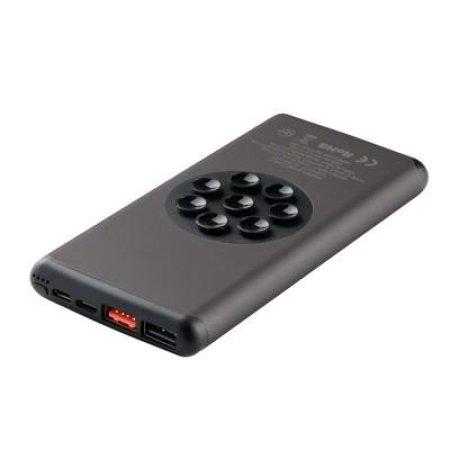 Bezprzewodowy power bank 10000 mAh Mauro Conti z przyssawkami, ładowarka bezprzewodowa 10W - obrazek 2