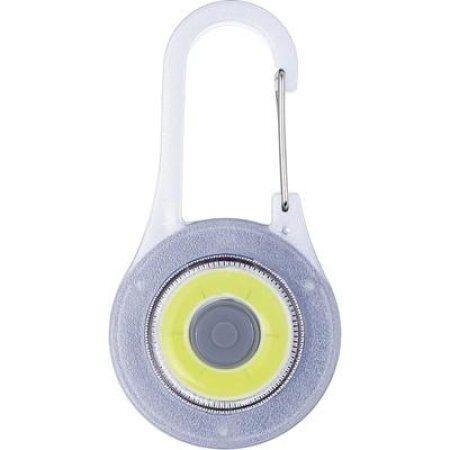 Karabińczyk z lampką COB LED